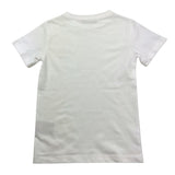 TRUSSARDI t-shirt girocoll tinta unita con stampa in contrasto Bianco per Bambino TBA25081TS BIANCO TRUSSARDI 
