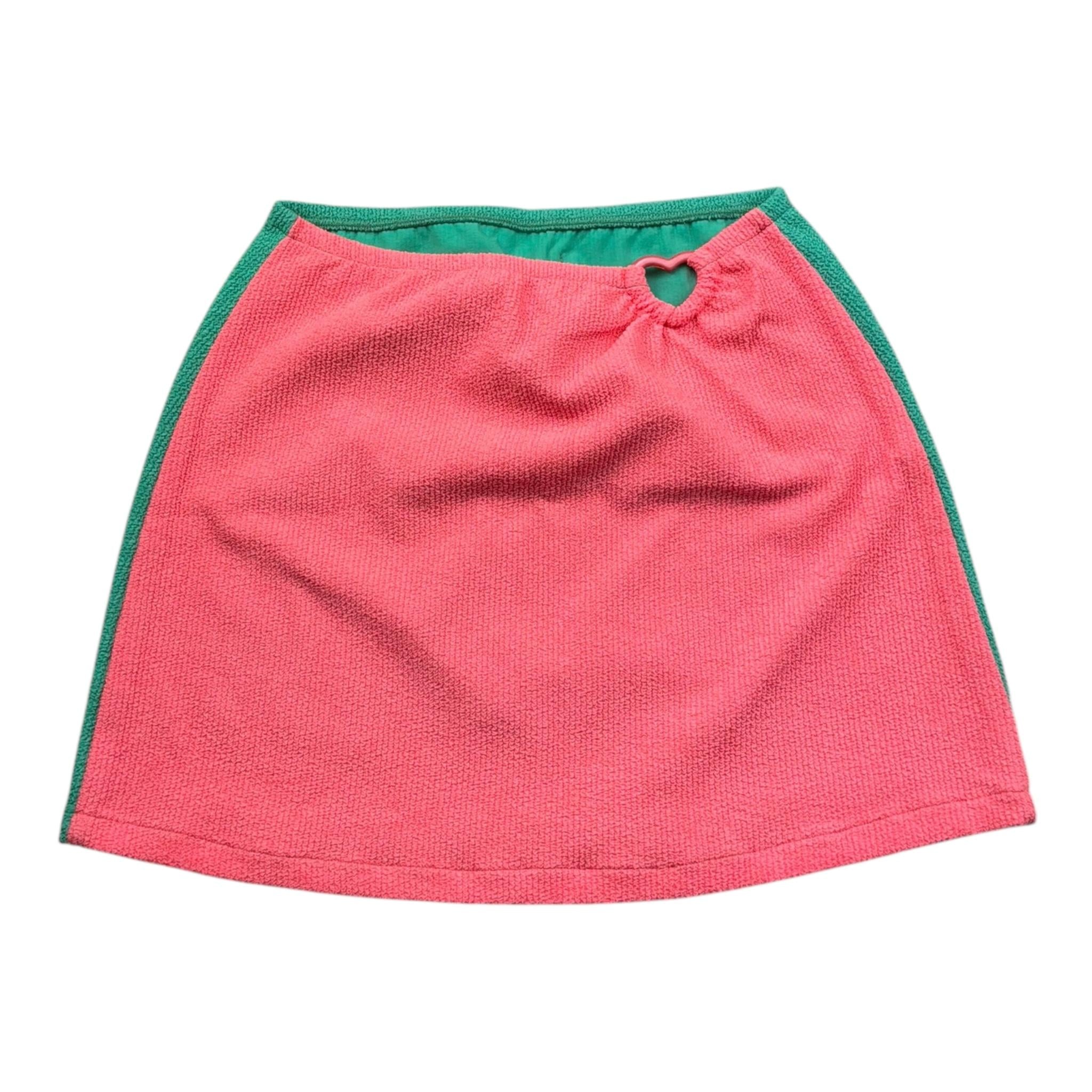 Mefui Gonna Biclore per Bambina MJ250416CR VERDE/ARANCIONE MEFUI 