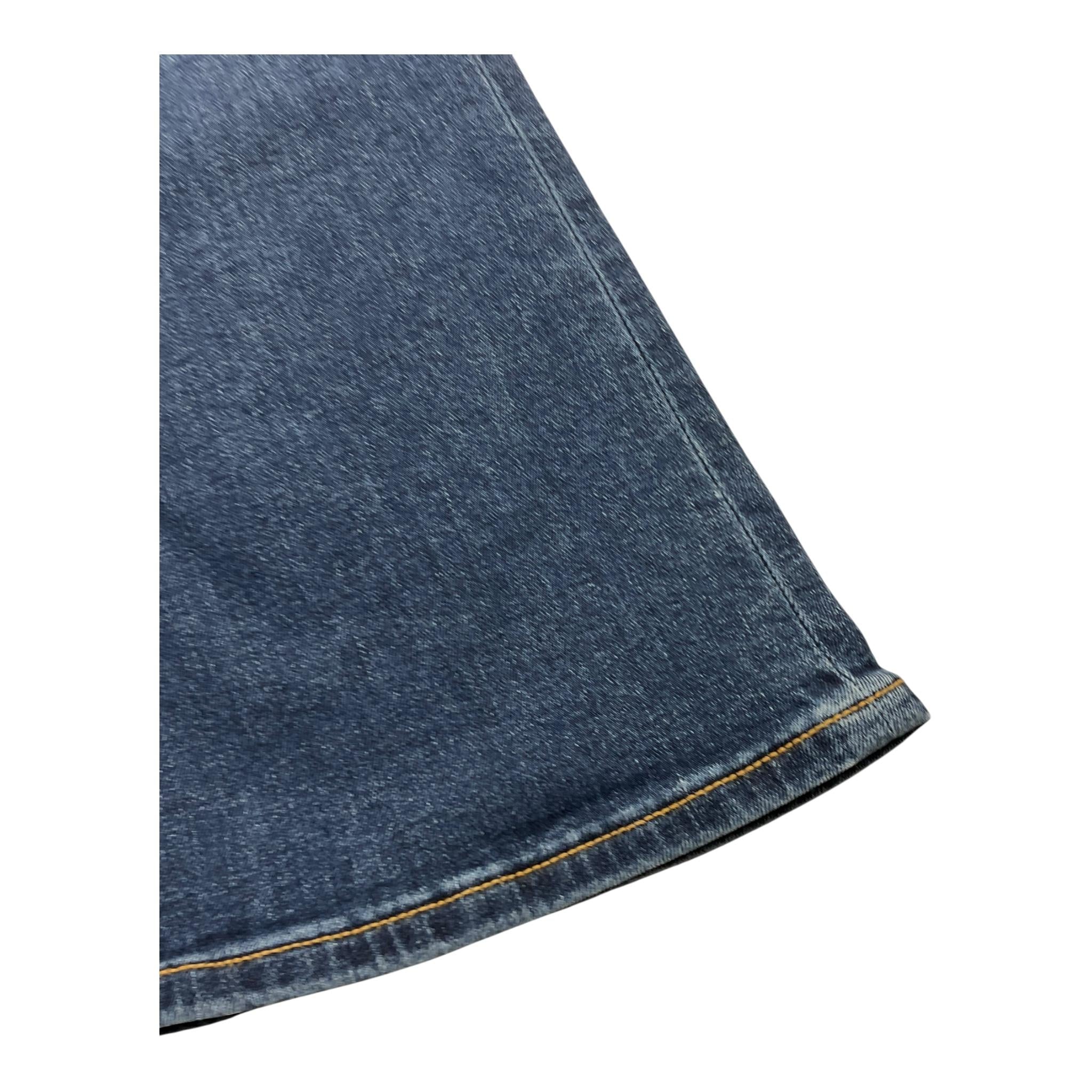 Dondup Jeans Tinta Unita Modello A Zampa per Bambina DFPA024 BLU DONDUP 