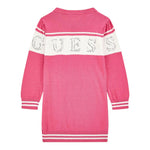 GUESS abito in maglia tinta unita con stampa Fuxia per Bambina K4YK01Z3GW0X FUXIA GUESS 