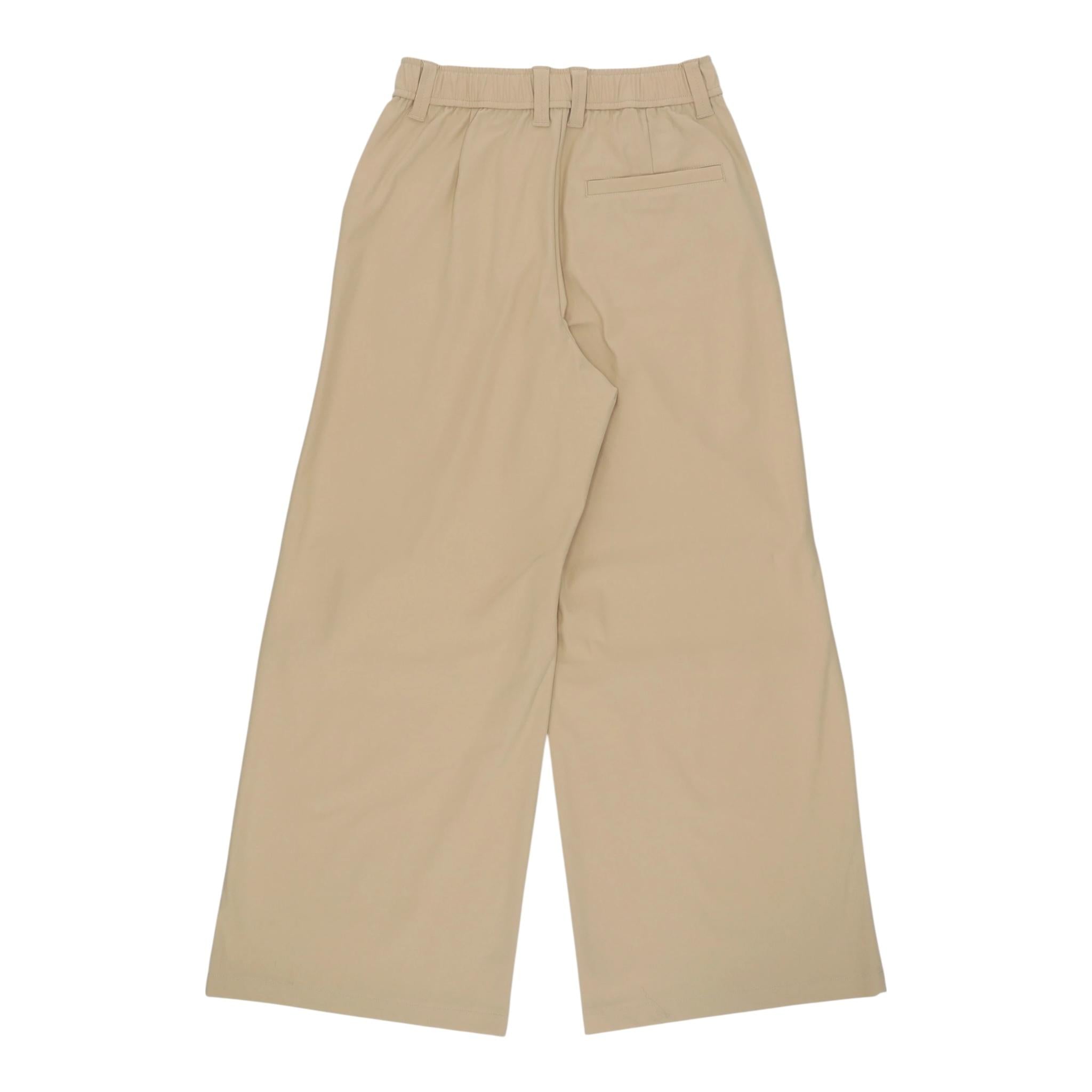 CALVIN KLEIN pantalone tinta unita modello a palazzo Beige per Bambina IG0IG02516 BEIGE CALVIN KLEIN 