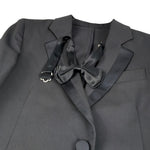 Over-D Completo Cerimonia 3 Pezzi Giacca-Papillion-Pantalone per Bambino OK415AB NERO OVER-D 