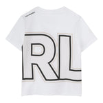 Karl Lagerfeld T-Shirt Girocollo Tinta Unita con Stampa per Bambino Z30432J BIANCO KARL LAGERFELD 