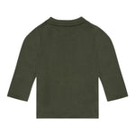 K-WAY shirt girocollo tinta unita con logo Verde per Neonato K6123WWXXX VERDE K-WAY 