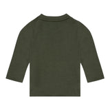 K-WAY shirt girocollo tinta unita con logo Verde per Neonato K6123WWXXX VERDE K-WAY 