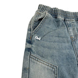 Daniele Alessandrini Jeans Tinta Unita con Elastico In Vita per Neonato 1295PD00171X AZZURRO DANIELE ALESSANDRINI 