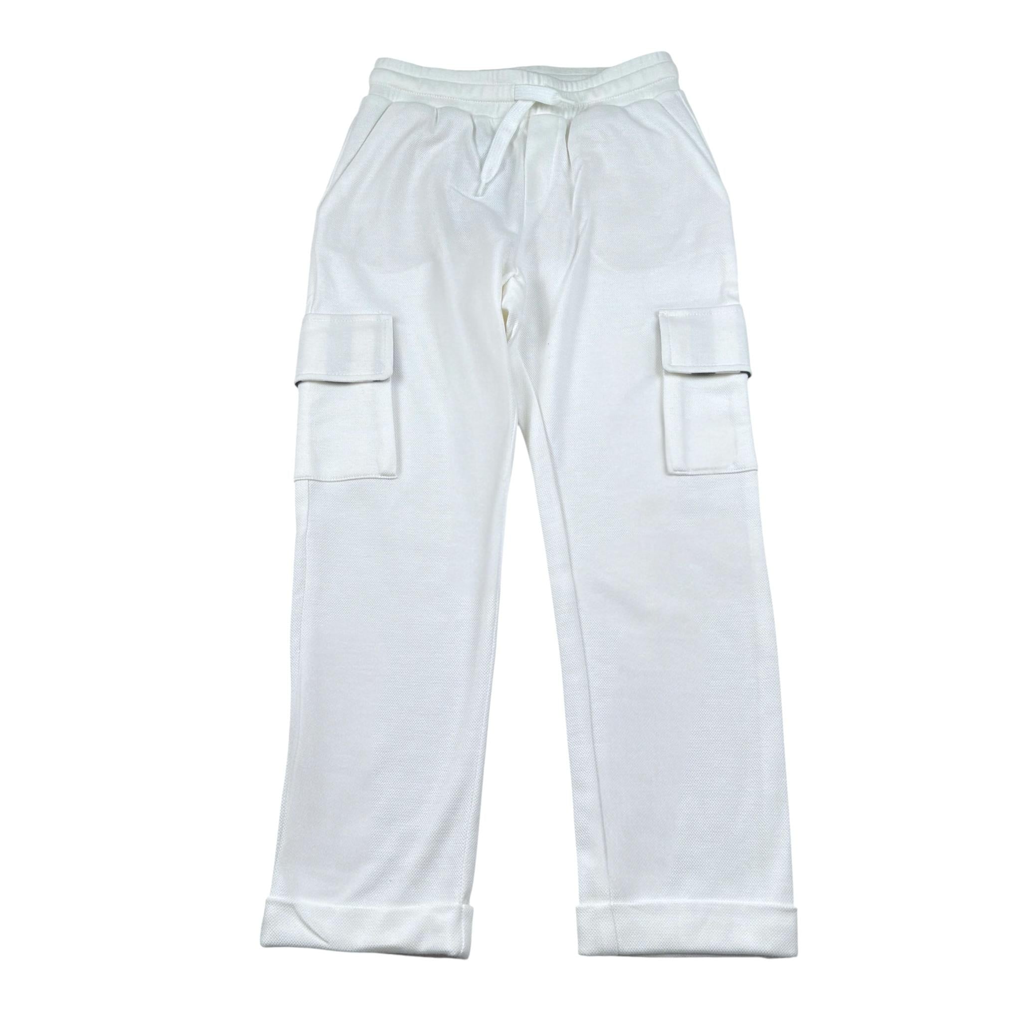 Fay Pantalone Tinta Unita Modello Tuta per Bambino FW6P20 BIANCO FAY 