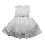 abito cerimonia giromanica tinta unita TM448 BIANCO MAGNIFICA LULU 