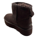 UGG stivaletti tinta unita con pelliccia Marrone per Bambina 1143700K MARRONE UGG 