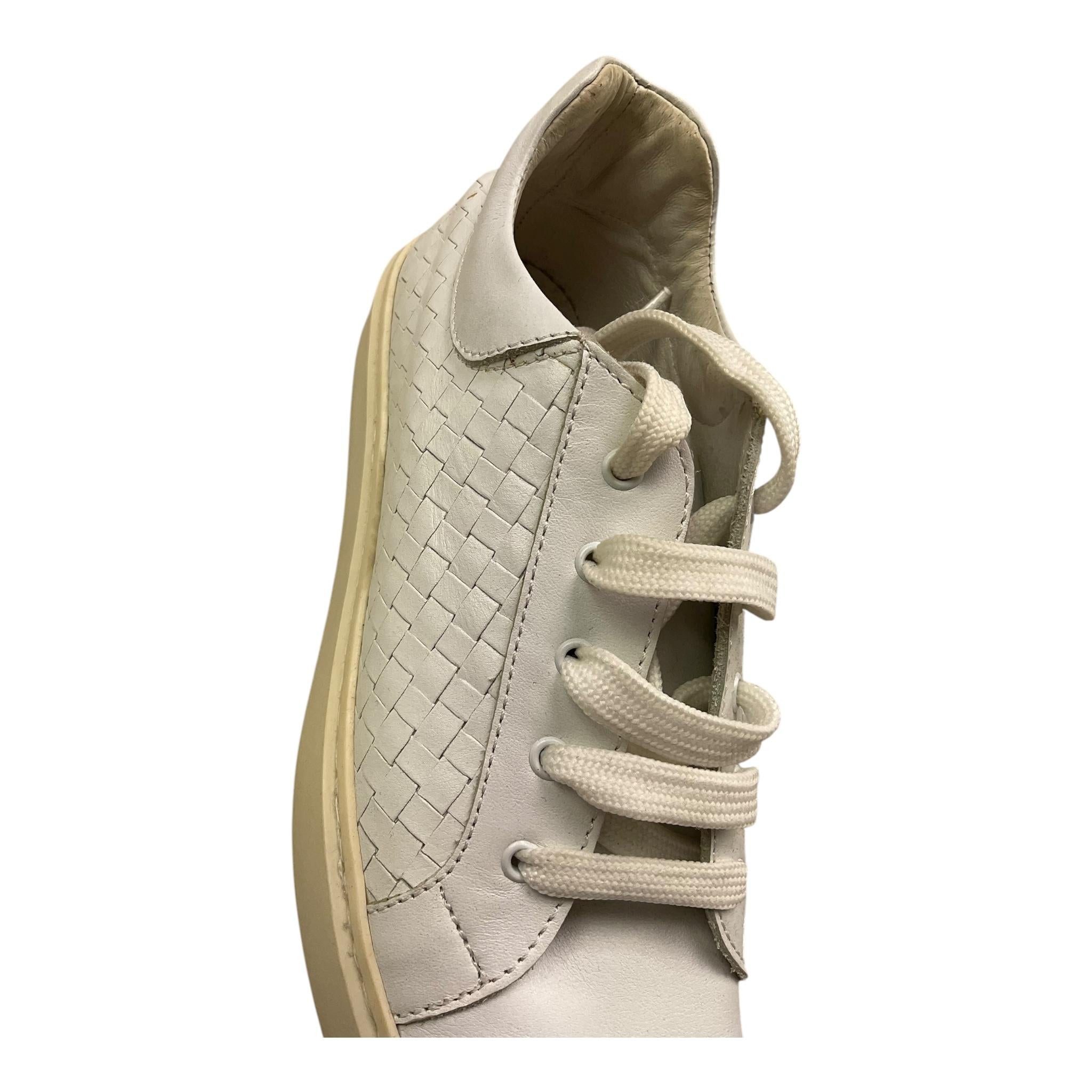 Preziosi Sneakers Tinta Unita con Lacci per Bambina 2075 BIANCO PREZIOSI 