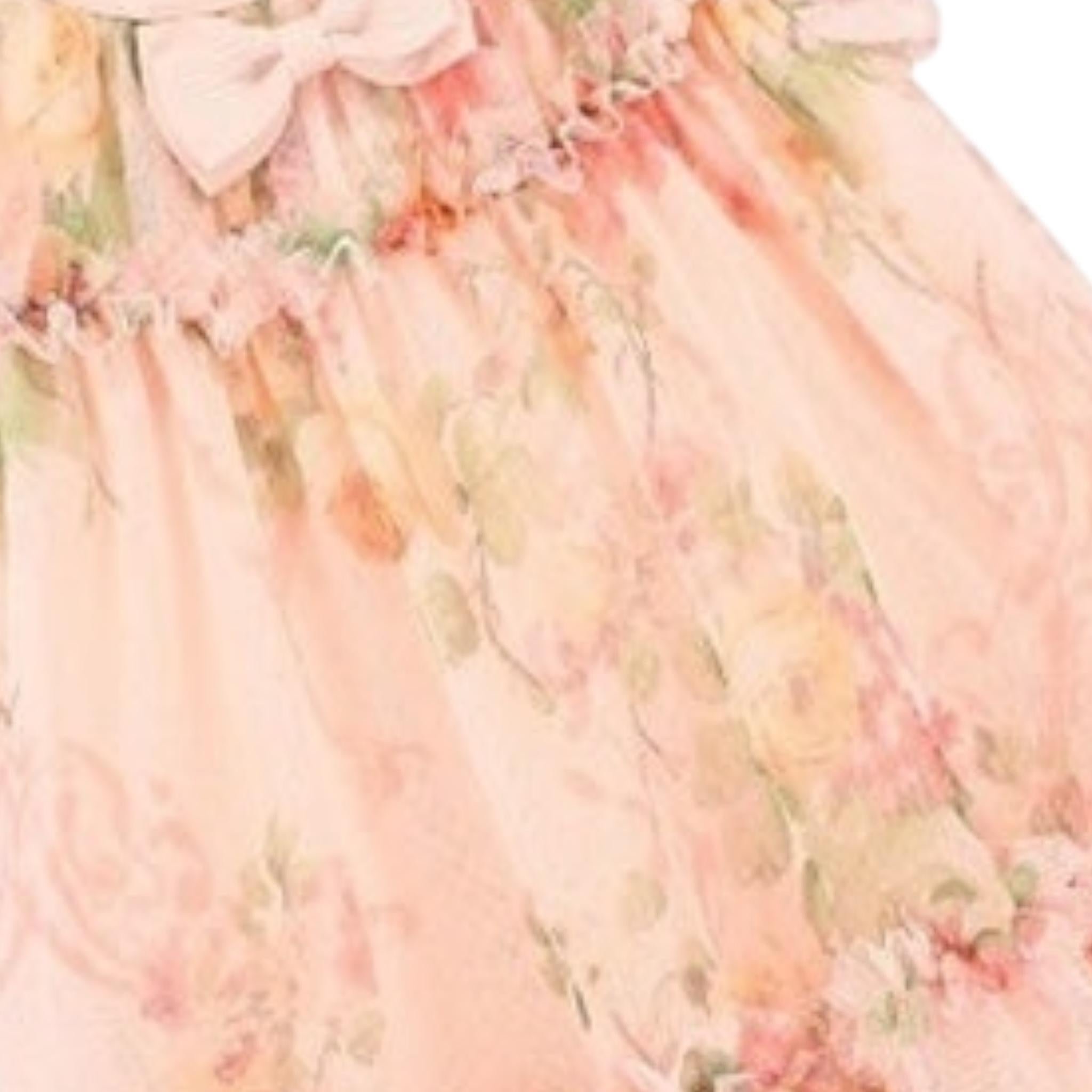 Angel'S Face Abito Tinta Unita con Tulle per Neonata ROSEBUDX PESCA ANGEL'S FACE 