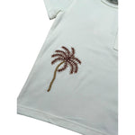 M+E' T-Shirt Girocollo tinta unita Cn Taschino Panna per Bambino UEM0486 PANNA M+E' 