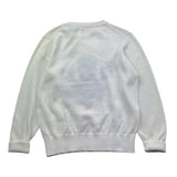 Saint Barth Maglia Tinta Unita con Stampa per Bambino 01040L BEIGE SAINT BARTH 