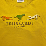 Trussardi T-Shirt Tinta Unita con Stampa per Neonato TIP25020TS GIALLO TRUSSARDI 