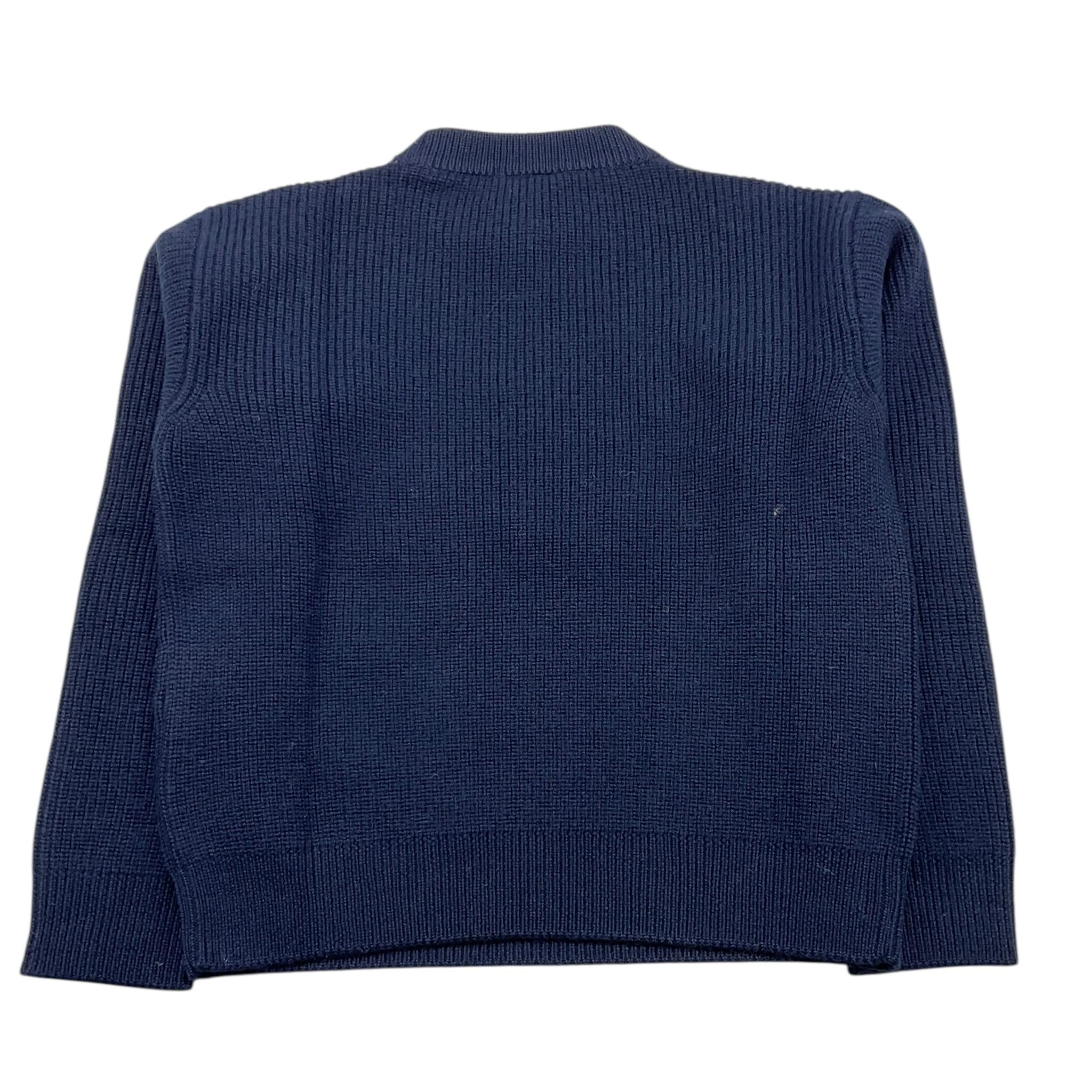 DOLCE & GABBANA maglia girocollo tinta unita con ricamo logo Blu per Bambino L5KWJ6 BLU DOLCE & GABBANA 