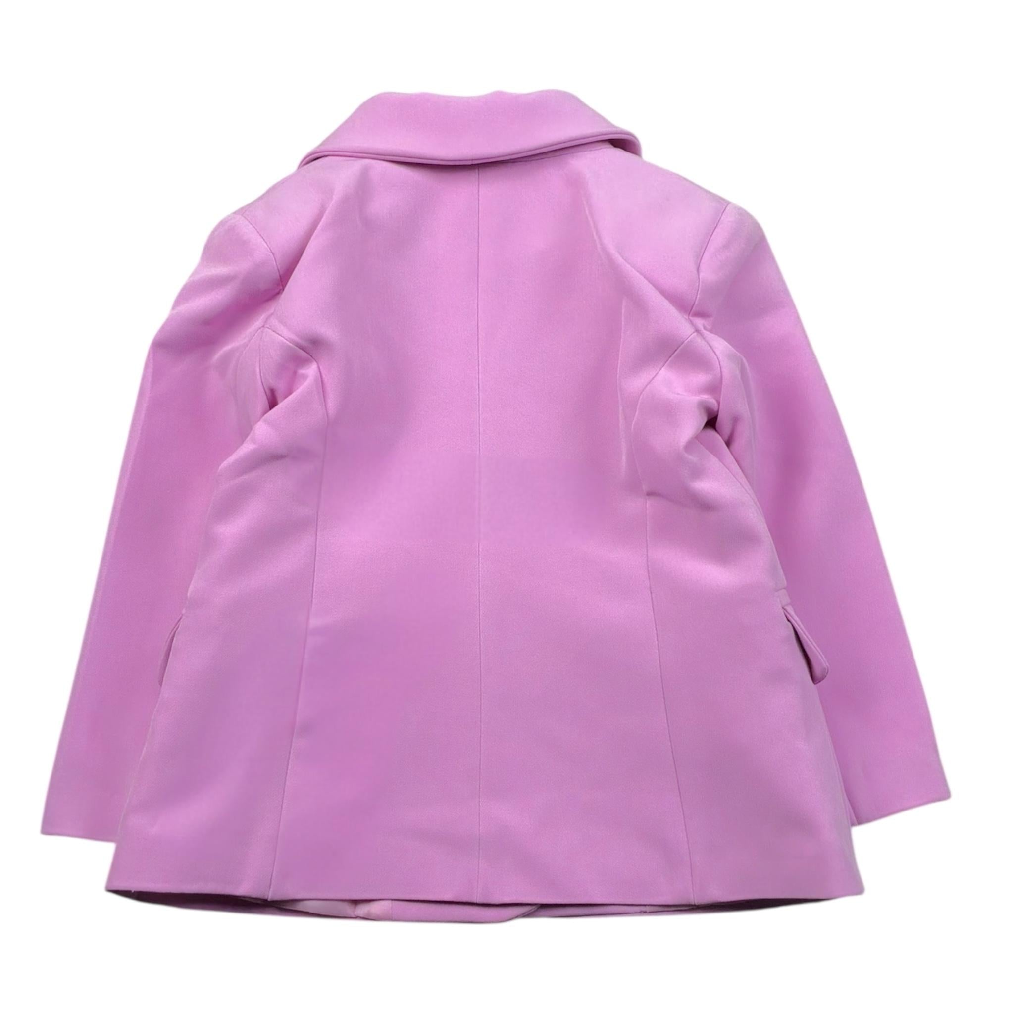 Petit Posh Giacca Tinta Unita Monopetto per Neonata GFBS25041GCX GLICINE PETIT POSH 