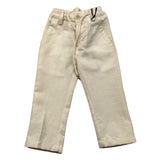Emanuel Pris Pantalone Tinta Unita Con Elastico In Vita Beige Per Bambino