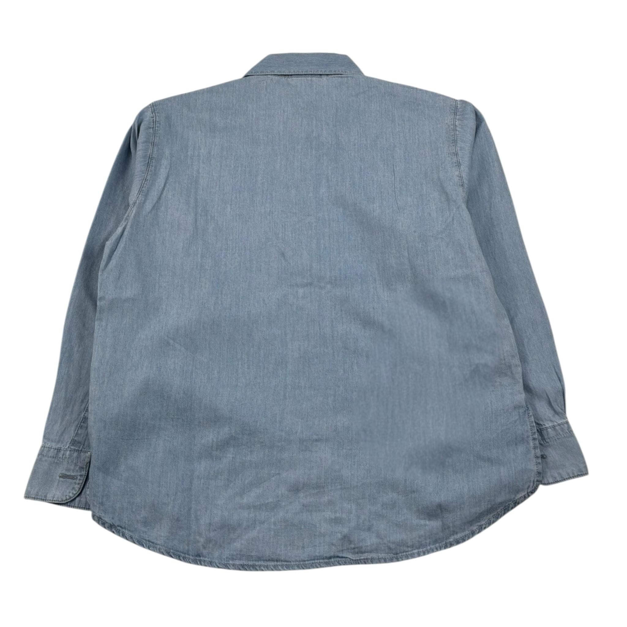 Aspesi Camicia Tinta Unita In Denim per Bambino S25046CLJ0043X AZZURRO ASPESI 