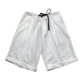 Make Bermuda Tinta Unita con Elastico In Vita per Bambino MK934 BIANCO MAKE 