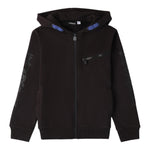 SARABANDA felpa con zip e cappuccio tinta unita Nero per Bambino A511 NERO SARABANDA 
