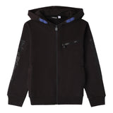 SARABANDA felpa con zip e cappuccio tinta unita Nero per Bambino A511 NERO SARABANDA 