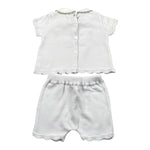 Le Coconne Completo 2 Pezzi Maglia-Coulotte per Neonata LCN2471 BIANCO LE COCONNE 