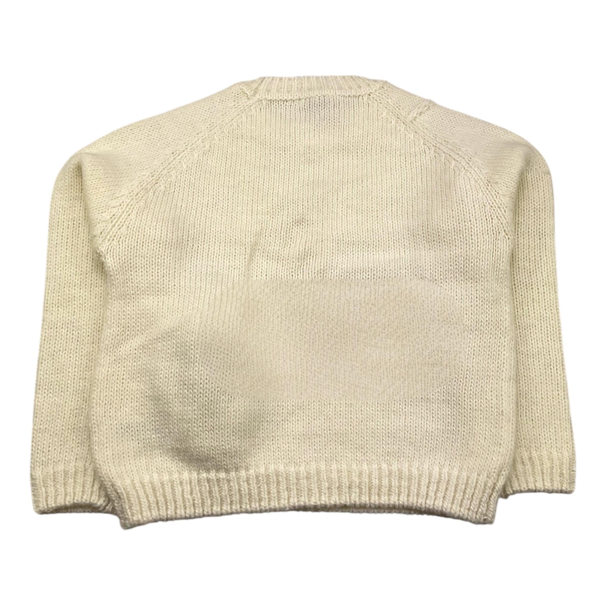 TO be too maglia girocollo tinta unita con applicazione Panna per Bambina TFBF24M657 PANNA TO be too 
