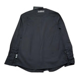 John Richmond Camicia Tinta Unita con Logo per Bambino RBP25028CAX NERO JOHN RICHMOND 