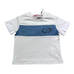 Cesare Paciotti T-Shirt Girocollo Tinta Unita con Stampa per Neonato TSP5157B BIANCO CESARE PACIOTTI 