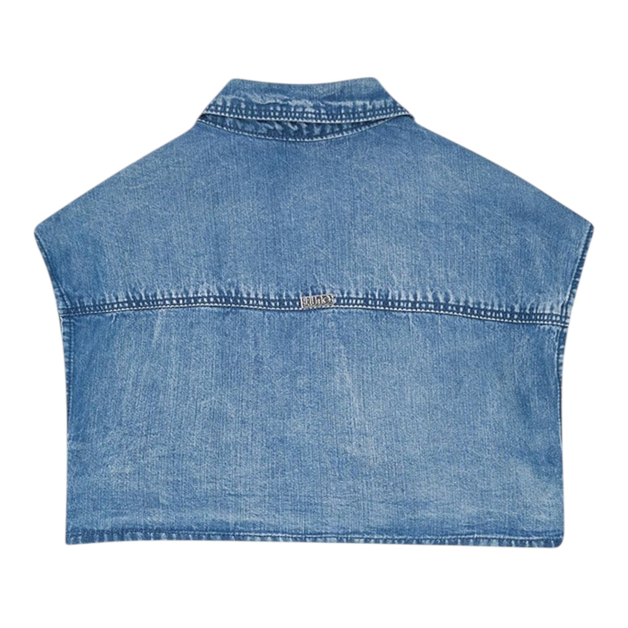 Liu Jo Camicia Giromanica In Denim  per Bambina GA5103X BLU LIU JO 
