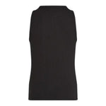 Calvin Klein Canotta Tinta Unita Giromanica con Stampa per Bambina IG0IG02871X NERO CALVIN KLEIN 