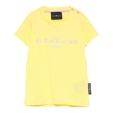 John Richmond T-Shirt Girocollo Tinta Unita con Stampa per Neonata RIP25002TSX GIALLO JOHN RICHMOND 