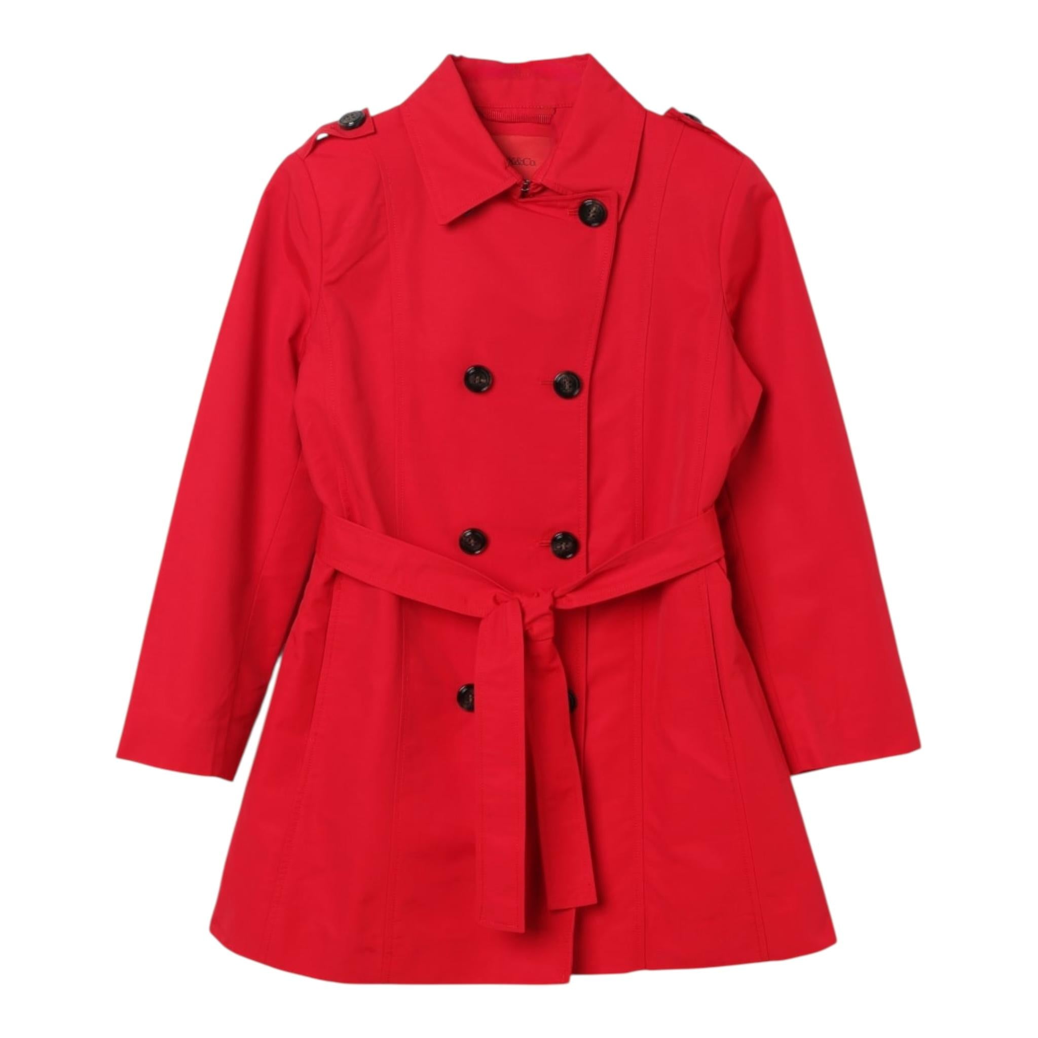 Max&Co. Cappotto Modello Trench Tinta Unita per Bambina MX0011X ROSSO MAX&Co. 