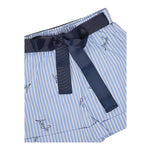 Liu Jo Short Tinta Unita con Fantasia A Righe per Bambina KA5143XX AZZURRO LIU JO 