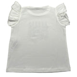 Liu Jo T-Shirt Girocollo Tinta Unita con Stampe per Neonata KA5084NX BIANCO LIU JO 