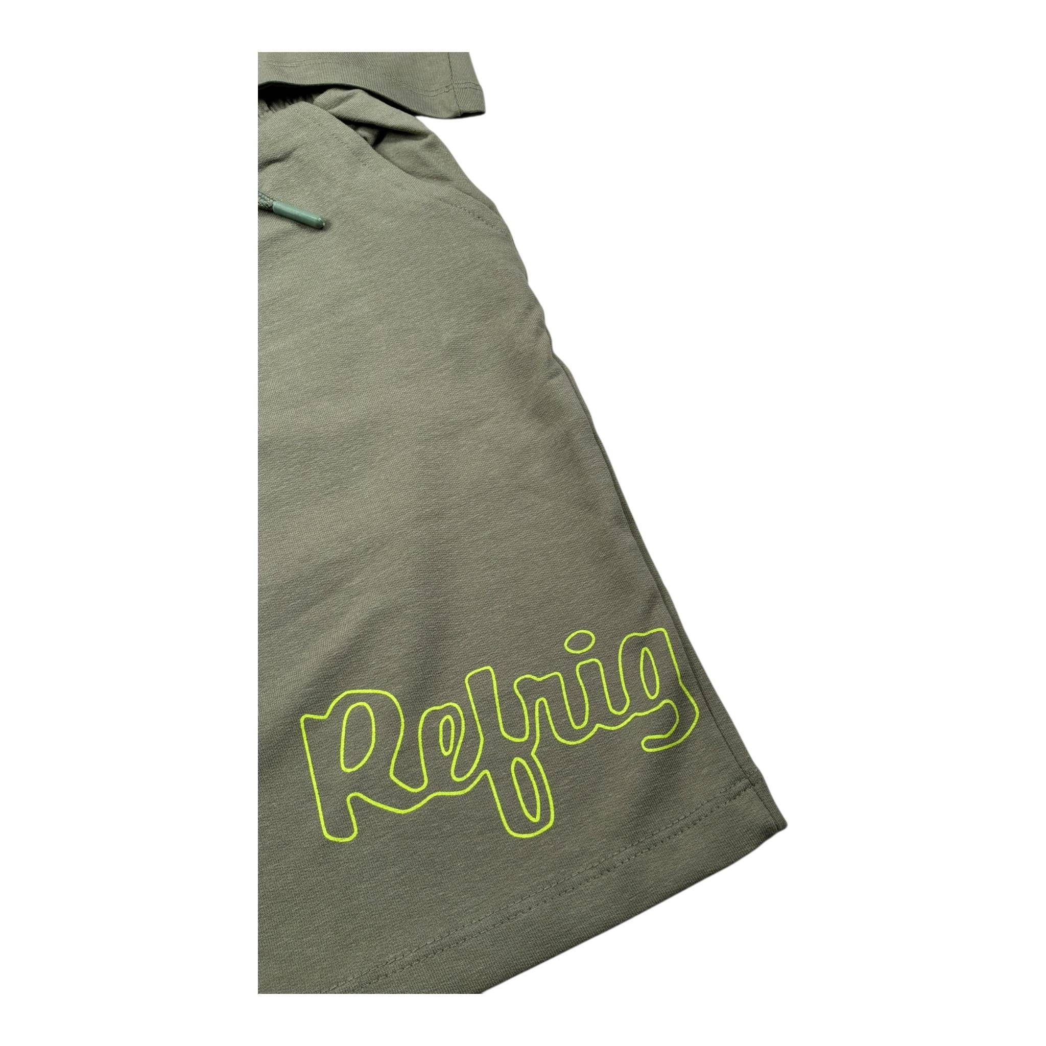 Refrigiwear Completo 2 Pezzi T-Shirt - Bermuda Bicolore per Bambino R1102W25 VERDE REFRIGIWEAR 