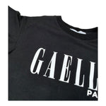 Gaelle Abito Mezza Manica Tinta Unita con Logo per Bambina 2746V00054 NERO GAELLE 