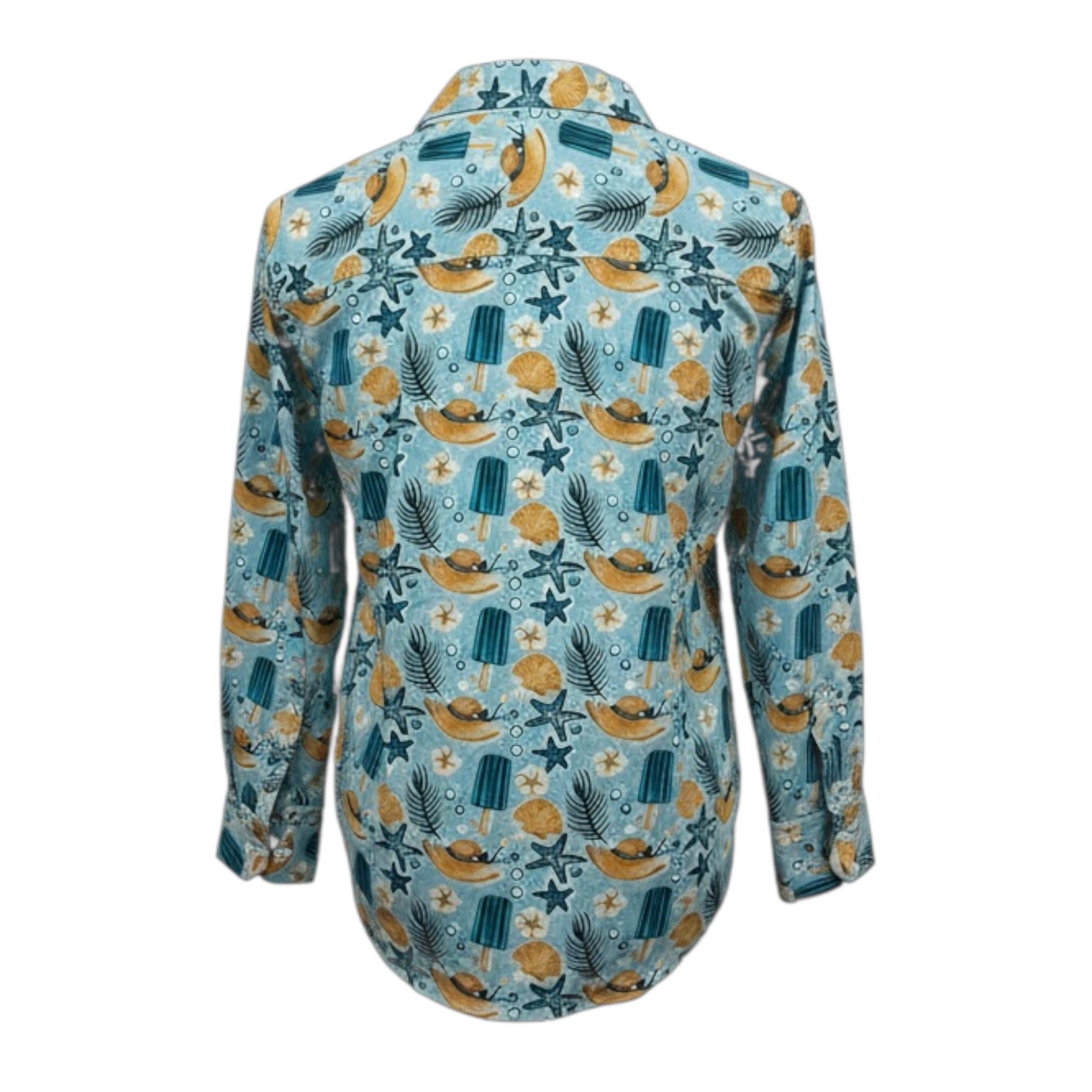 Alessandro Lamura Camicia tinta unita con Fantasia Azzurro per Neonato SEA01 AZZURRO ALESSANDRO LAMURA 