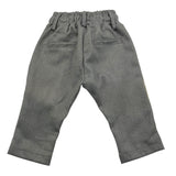 NEVER TOO pantalone tinta unita con elastico in vita Grigio per Neonato NT1838N GRIGIO NEVER TOO 