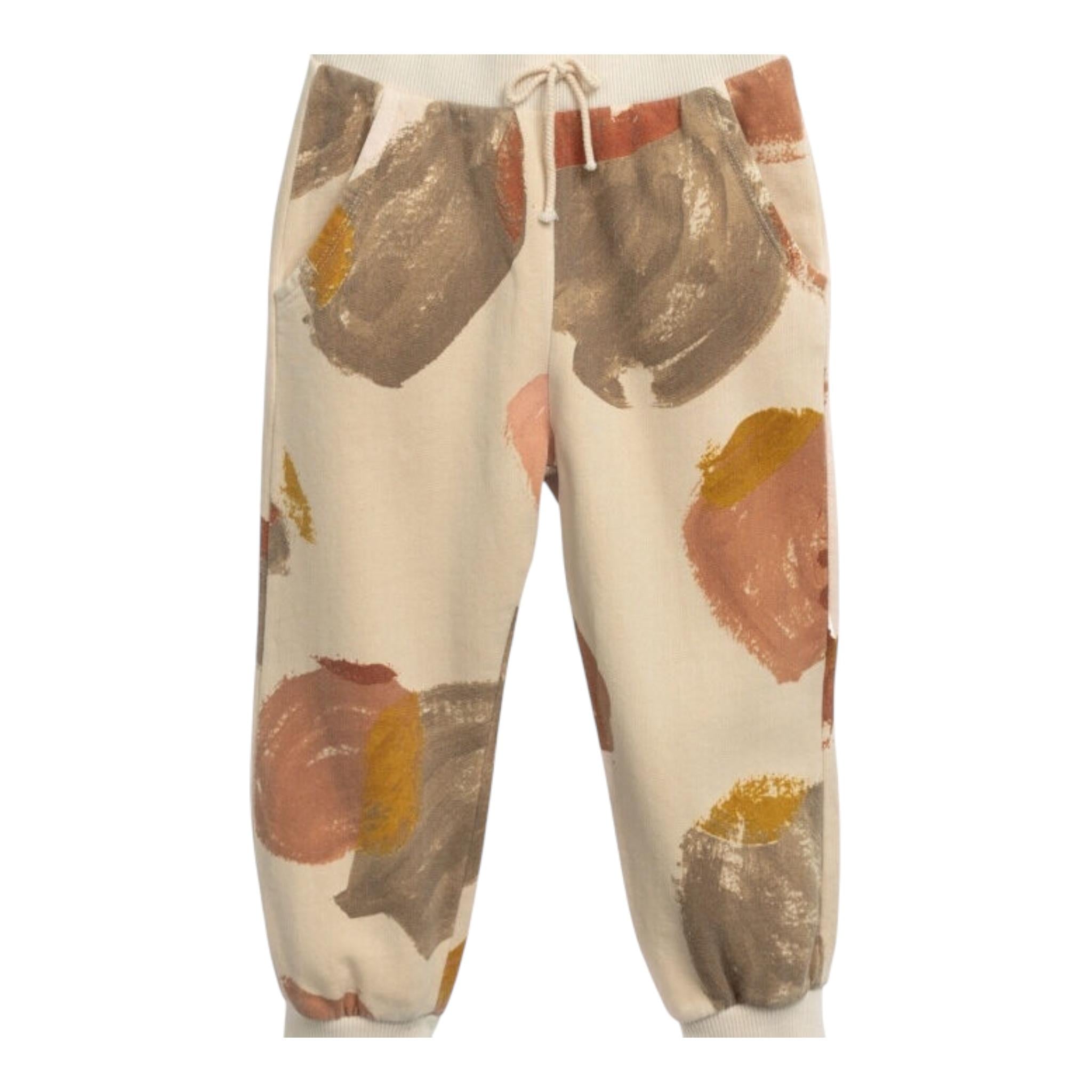 PLAY UP pantalone tinta unita con fantasia Beige per Neonato PA022AN11603 BEIGE PLAY UP 