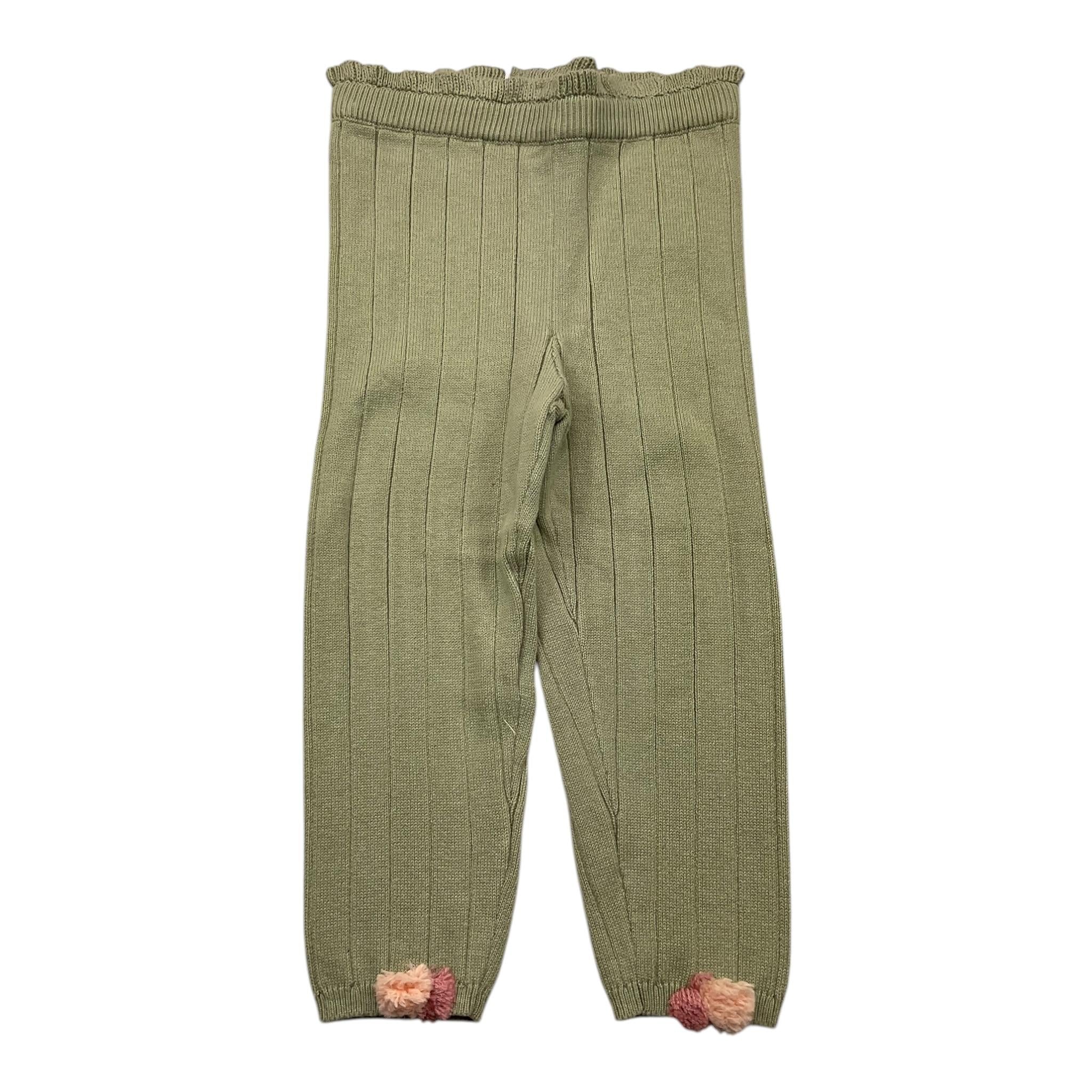 LOUISE MISHA leggins tinta unita Verde per Neonata GRCW24L0295N VERDE LOUISE MISHA 