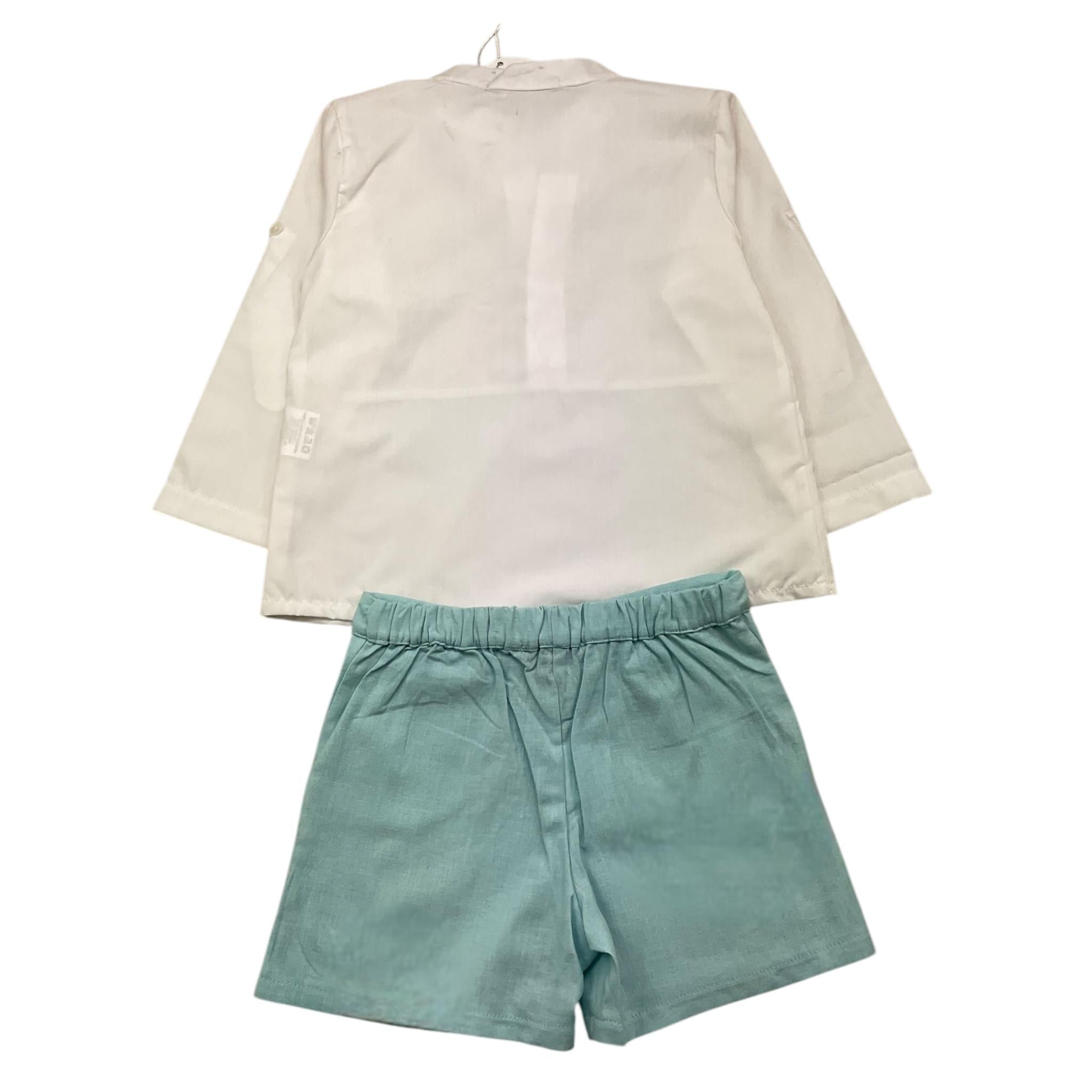 BABIDU 41440BIANCO/VERDE ACQUA