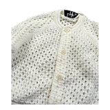 Il Gufo Cardigan Tinta Unita Traforato per Bambina P25GF440EM109J PANNA IL GUFO 
