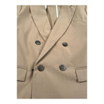 Paolo Pecora Giacca Tinta Unita Doppiopetto per Bambino PP3951 CAMMELLO PAOLO PECORA 