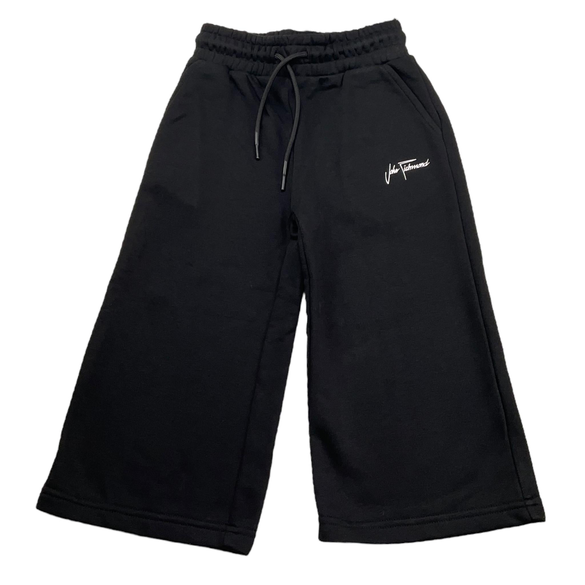 JOHN RICHMOND pantalone tinta unita modello palazzo Nero per Bambina RGA24059PAXX NERO JOHN RICHMOND 