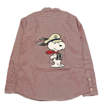 Saint Barth Camicia Manica Lunga Fantasia Righe per Bambino AGN0001 BIANCO/ROSSO SAINT BARTH 