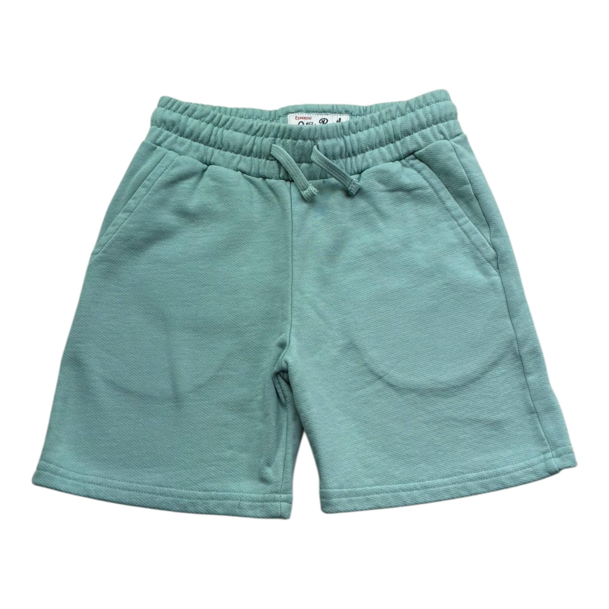 Saint Barth Bermuda Tinta Unita con Elastico In Vita per Bambino 00645L VERDE SAINT BARTH 