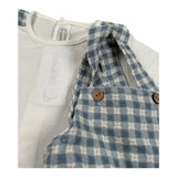 Calamaro Completo 2 Pezzi T-Shirt-Pagliaccetto per Neonato 11127 BIANCO CALAMARO 