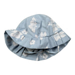 Le Bebe Cappello Tinta Unita con Stampe per Neonata LBG5914 AZZURRO LE BEBE 