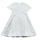 Trussardi Abito Mezza Manica Tinta Unita per Bambina TGP26059VE BIANCO TRUSSARDI 